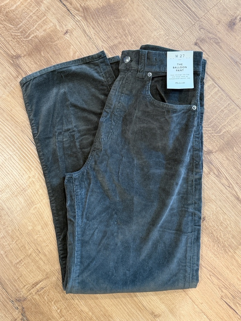 Madewell The Balloon Pant in Corduroy - Picture 7 of 7